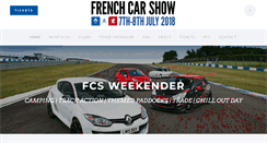 Desktop Screenshot of frenchcarshow.co.uk