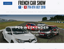 Tablet Screenshot of frenchcarshow.co.uk